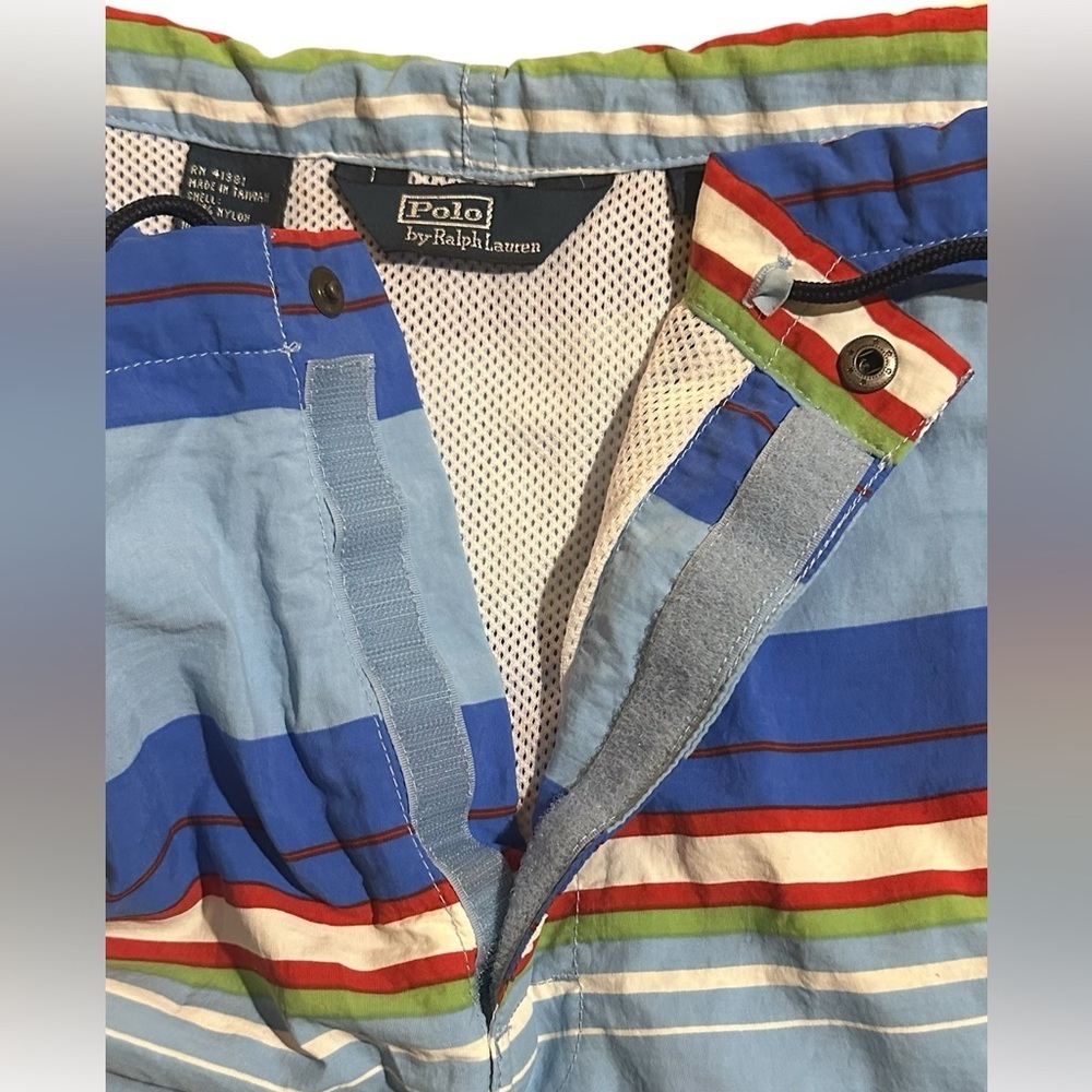 Polo by Ralph Lauren Multicolor Striped swimming trunks, size L. - Picture 2 of 14